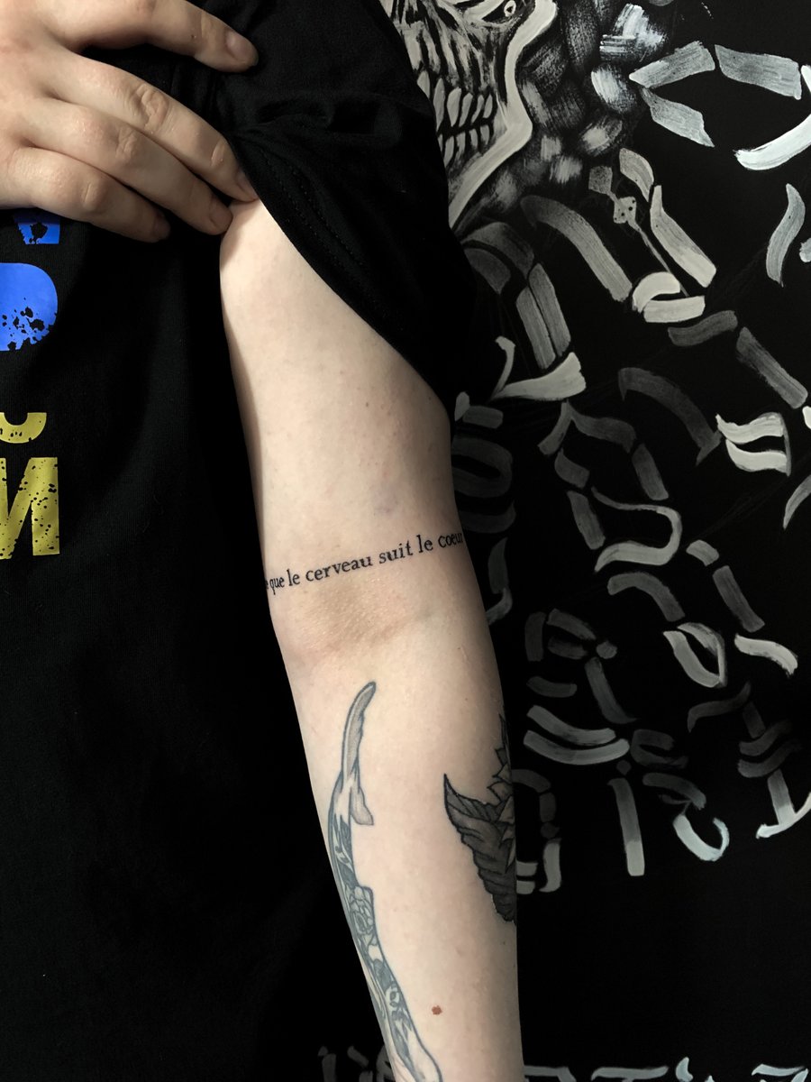 Alex Kaldwin-tatuaż-Kaligrafia / Lettering