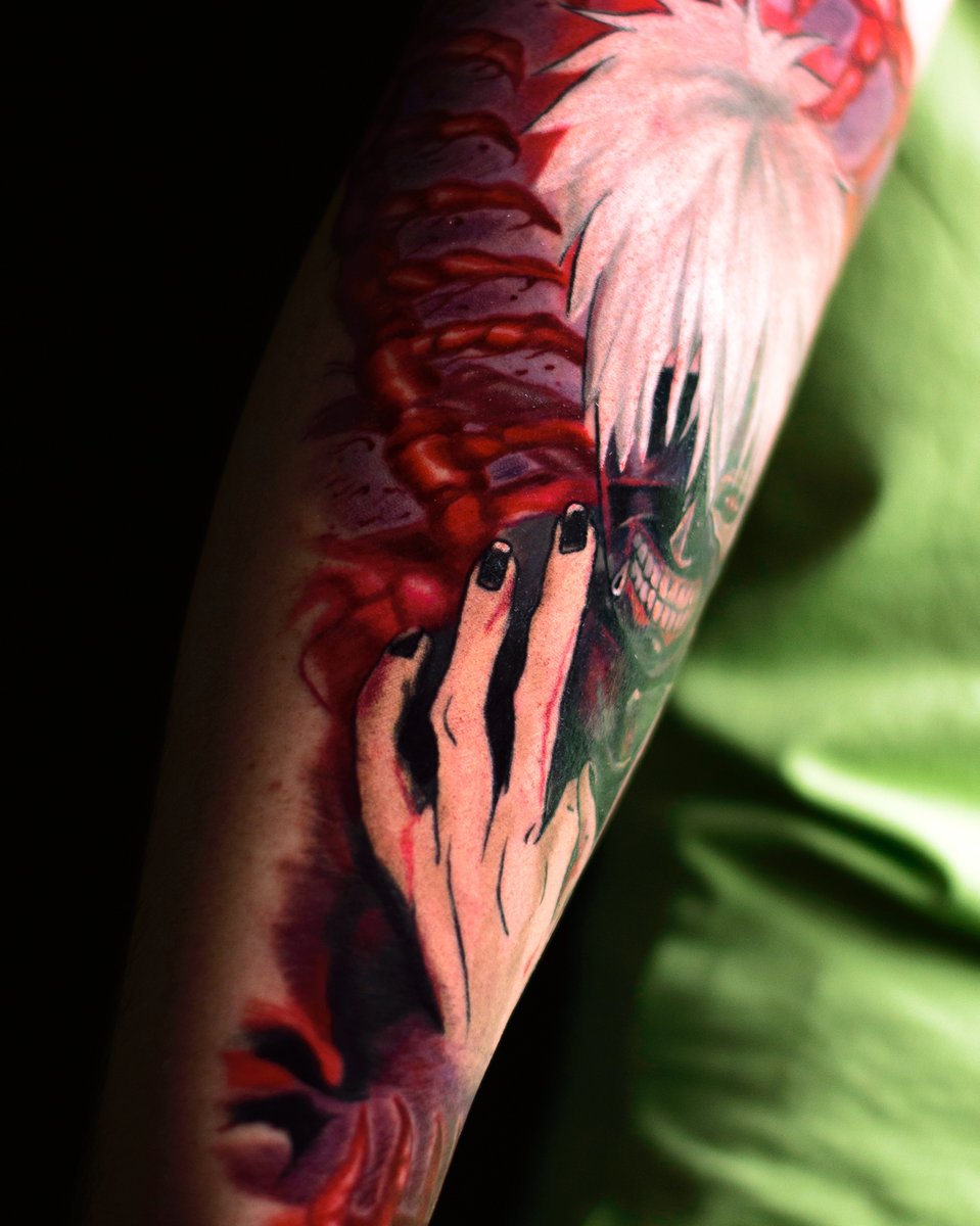 Thanks.Leo_Tattoo-tatuaż-tokyo-ghoul-Newschool / Graffiti / Cartoon