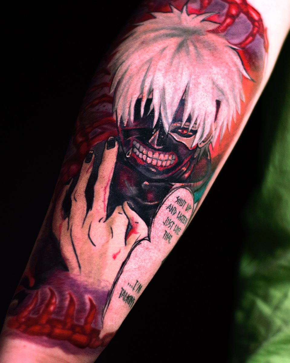 Thanks.Leo_Tattoo-tatuaż-tokyo-ghoul-Newschool / Graffiti / Cartoon